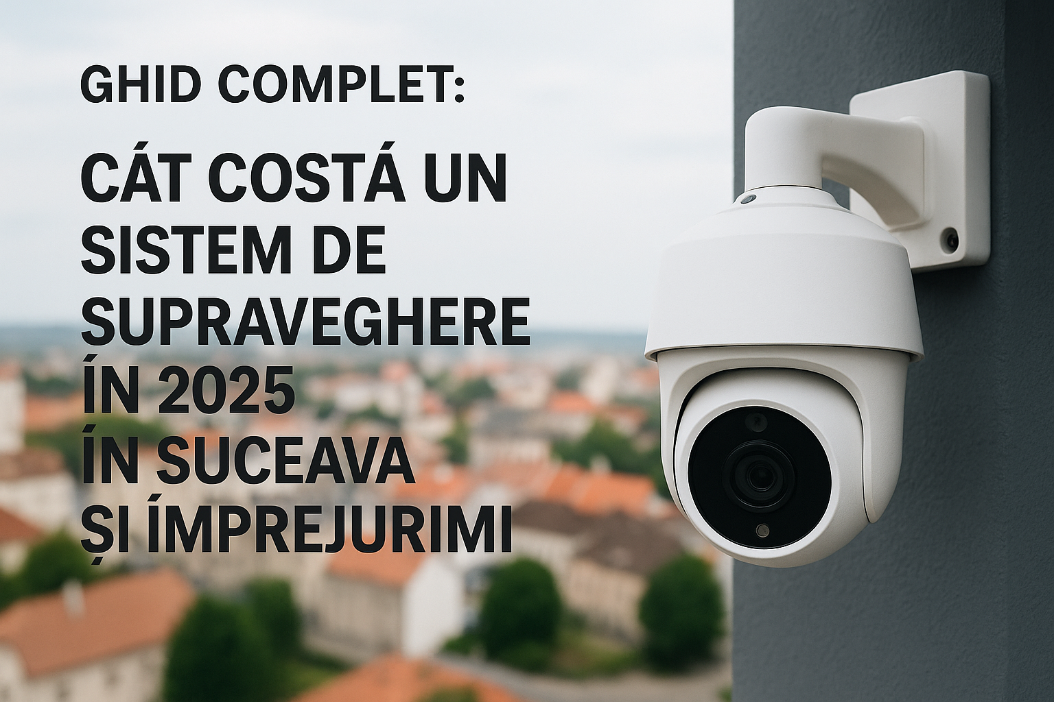 Ghid complet: cât costă un sistem de supraveghere în 2025 în Suceava și împrejurimi