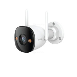 Camera supraveghere IP WiFi 6 cu iluminare duala Imou Bullet 3 IPC-S3EP-5M0WE, 5 MP, 2.8 mm, IR/lumina alba 30 m difuzor si microfon, sirena 110dB, slot card, Montaj