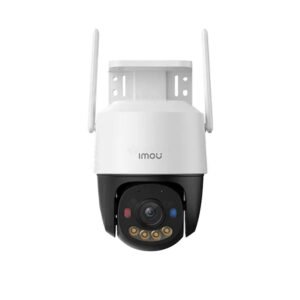 Camera supraveghere wireless IP WiFi 6 PT Imou Cruiser SC Active Deterrence IPC-K7FP-8V0N, 8 MP, 3.6 mm, IR 30 m, microfon si difuzor, slot card, night vision color, auto-tracking, detectie miscare, alarma, PoE, Montaj
