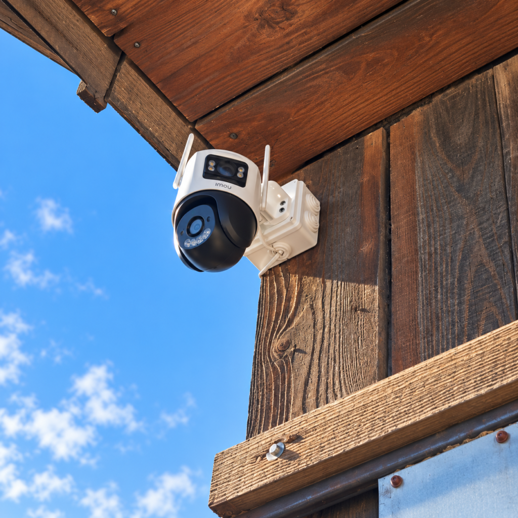 Cameră IMOU Dual 5+5 MP cu acoperire 180° montată de Alinexus SmartHome în Sucevița